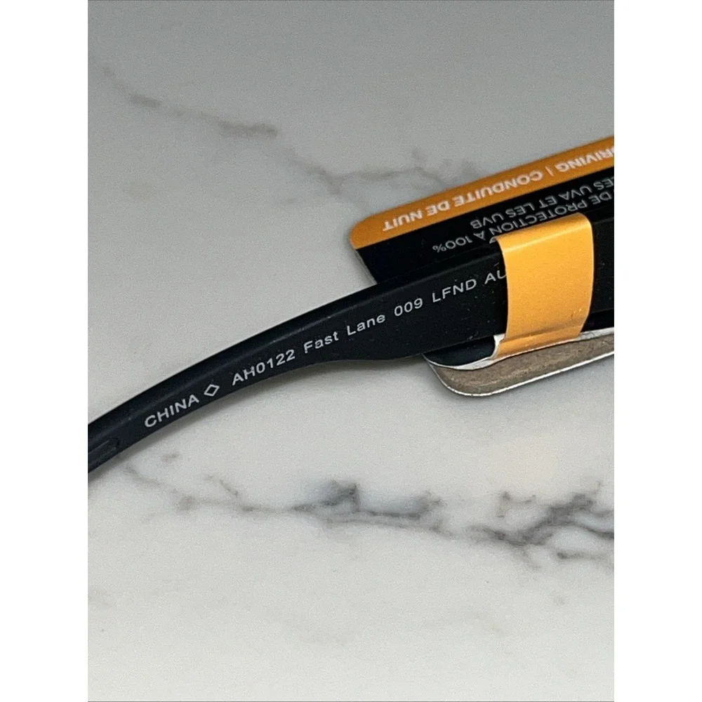 NEW Foster Grant NIGHT DRIVERS Glasses Black Wrap FAST LANE